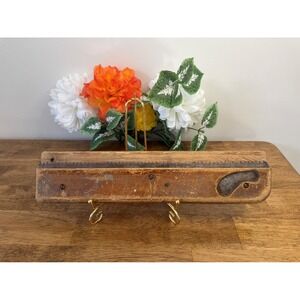 Antique Wooden‎ Ice Saw Blade Section Rustic Barn Decor Primitive Tool Farmhouse